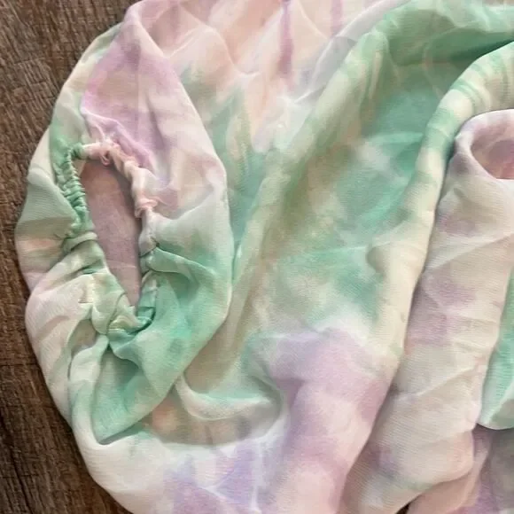 Do Everything In Love Tie Dye Kimono Cardigan Oversized Boho Sheer OS - Picture 3 of 8